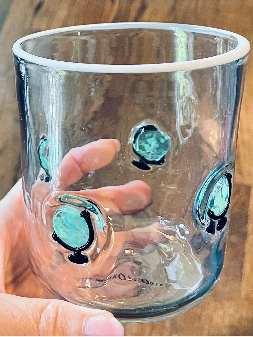 Anthropologie Icon Globe Juice Glass